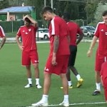 I biancorossi si allenano anche in vacanza
