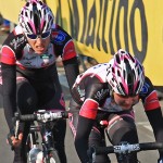 Noemi Cantele impegnata alla Classica Città di Padova