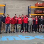 La Pallacanestro Varese in visita agli stabilimenti Cimberio