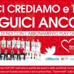 Riparte domani la Campagna Abbonamenti Playoff