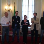 Il Varese in piazza per presentare le maglie ufficiali. Serata dedicata ai tifosi
