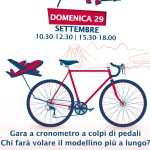 Gara a cronometro a Volandia: chi riuscirà a far decollare un modellino pedalando?
