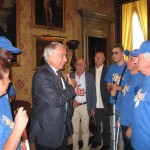 pisapia con baseball non vedenti