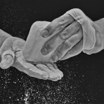 gesso e mani