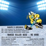 Weekend on ice Killer Bees novembre 2013