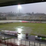 "Franco Ossola" deserto e allagato. Varese-Novara rinviata. Cittadella corsaro ad Empoli, il Palermo torna in testa