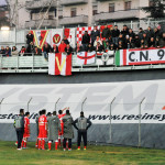 Confronto Varese-tifosi a Carpi. Curva Nord "Siamo con la squadra", Corti: "Facciamo gruppo!"