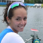 Mahila Di Battista con le donne del pararowing azzurro