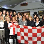 Donne Biancorosse in festa con i giocatori del Varese – GUARDA IL VIDEO