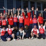 Cielo azzurro e nuovi amici all' open day di pararowing della Canottieri Gavirate