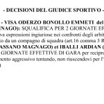 Flash – DNA: due giornate di squalifica per Scisci e Brakocevic