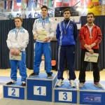 podio scherma con lecci campionato del mediterraneo 2014