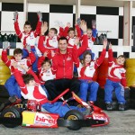 foto di gruppo kart