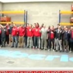La Pallacanestro Varese in visita agli stabilimenti Cimberio