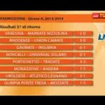 Promozione, girone A – Il riassunto della 5^ giornata – GUARDA IL VIDEO