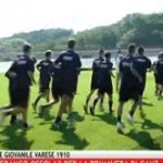 Raduno al “Franco Ossola” per la primavera di Ganz. VareseSport TG, 25 luglio 2013