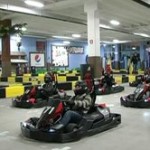Serata al Kart One di Cassano Magnago.