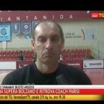 UYBA, vittoria contro Bolzano. La soddisfazione di coach Parisi. Da VareseSport TG, 16 settembre 2013