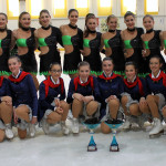Le atlete dell’Ice Sport Varese ai saluti finali
