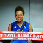 Dall’azzurro al biancorosso. Valentina Diouf saluta i nuovi tifosi