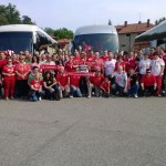 L’esodo biancorosso è cominciato. In mille a Novara. “Noi ci crediamo”. GUARDA LE VIDEOINTERVISTE