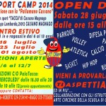 City Sport Camp: la colonia sportiva per i bambini al PalaTacca di Cassano Magnago
