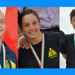 Il trio della Polha agli Europei di Nuoto