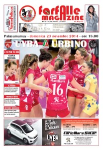Farfalle Magazine prima pagine vs Urbino