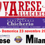 Ecco in anteprima il matchprogram di Varese-Milano