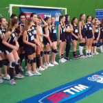 Diouf e Pisani volley tim cup foto di gruppo