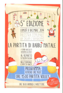 Locandina Partita Babbo natale