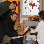La Pro Patria porta doni alla pediatria di Busto Arsizio
