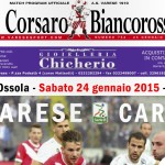 Il Corsaro Biancorosso in anteprima. Sfoglia il match program di Varese-Carpi