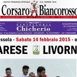 Il Corsaro Biancorosso, sfoglia il match program di Varese-Livorno