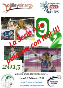 locandina sitting volley 9 febbraio