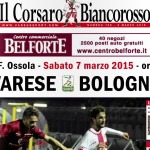 Il Corsaro Biancorosso in anteprima. Tutto pronto per Varese-Bologna