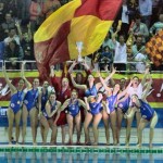 Silvia Motta e la Mediterranea Imperia alzano al cielo la Coppa Len 2015