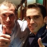 Ivan Basso, promessa mantenuta: a Parigi con Contador e Santiago – FOTO