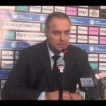 Moretti:”Pagata inesperienza e metro arbitrale” Gjergja:”Tengo stretti i due punti”. VIDEOCONFERENZA