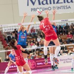 Nulla da fare, UYBA sconfitta a Novara in 3 set