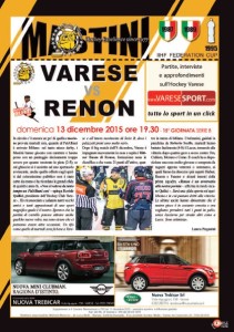 Varese - Renon copertina