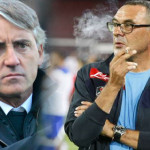 Sarri, Mancini, i “froci” e il dito medio a Varese