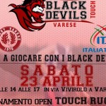 Rugby Touch, open day dei Black Devils
