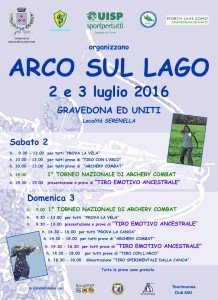 Arco sul Lago locandina 2016