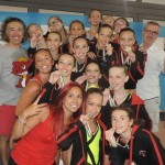 Le sincronette bustocche “comandano” anche ai campionati italiani di San Marino