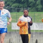 A Gavirate uno stage con i runners campioni del Kenya