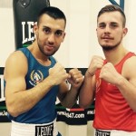 Due pugili del Team Camacho sul ring della Ursus