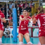 I commenti dopo la vittoria in Coppa Cev. Stufi: “Incisive al massimo”. Fiorin: “Contenta del mio apporto”