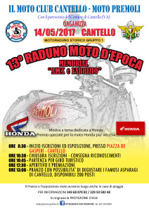 13 Raduno Moto d'Epoca cantello locandina 2017