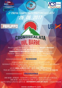 cronoscalata dul barbè 2017 locandina